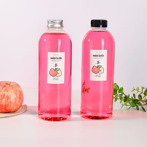 Botella de plástico para jugo de sandía y mango completa sin BPA Botella de jugo de plástico de grado alimenticio 750-850 ml - Product Image 1