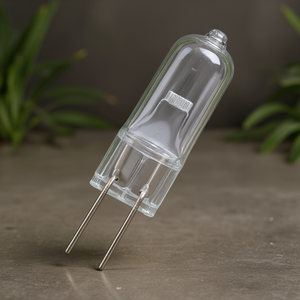 Ampoule halogène 35W 12V GY6.35 à 2 broches, base en verre transparent, lampe de remplacement - Product Image 3