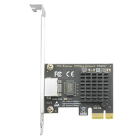 RTL8125B PCIe X1 2500Mbps Adaptor LAN Kartu Ethernet Gigabit Bebas Driver untuk Server NAS Desktop Linux Win10