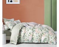 Parures de lit imprimées personnalisées en coton, tailles simple, double, queen et king, nouvelles collections de draps imprimés
