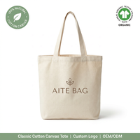 Sac fourre-tout en toile de coton - Durable, épais (12 oz), grand format (>50 cm), fermeture à tirette, options de logo personnalisé, options unies, écologique, OEM