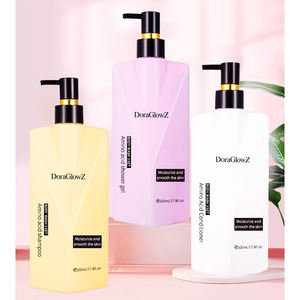 Producto de cuidado Cabello y cuerpo Limpiar Aminoácido Baño de ducha Aminoácido Champú para el cabello Acondicionador Gel de ducha Juego de tres piezas - Product Image 1