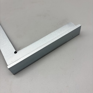 Lớp 200x130mm đơn giản kẽm mạ L vuông 90 độ thép góc vuông đo & đo công cụ - Product Image 3