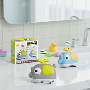 ของเล่นลูกบอลลอยน้ำรูปช้างไฟฟ้าพร้อมดนตรีและแสงไฟ ของเล่นเคลื่อนที่แบบอินเทอร์แอคทีฟสำหรับเด็กวัยหัดเดินและเด็กเล็ก - Product Image 4