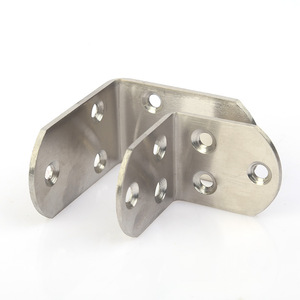 Support d'angle épaissi en acier inoxydable CN 45 65 85 en forme de L à 90 degrés pour fixation de meubles, finition polie durable - Product Image 1
