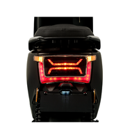 Moped électrique tendance 60V21AH 500W avec batterie amovible, scooter électrique 45 km/h pour utilisation en ville