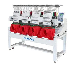 WD-1504 Hot Sale 4 Head Embroidery Machine Four Head Computerized Electric Embroidery Machine