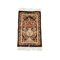 Karpet Mewah Grosir Pabrik, Tenun Mesin, Bahan Modal Lembut, Motif Vas Bunga Persia, Dekorasi Rumah 50*80cm