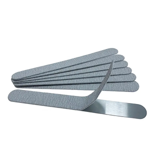Lima de <span class=keywords><strong>uñas</strong></span> de acero inoxidable con base reutilizable, papel de lija reemplazable, autoadhesiva, despegable y pegajosa - Product Image 3