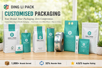 Pochettes Doypack Blanches Mattes Personnalisées avec Bec Verseur d'Angle et Bec Verseur Noir pour Recharges de Boissons