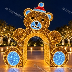 Arche lumineuse à motif animalier 3D pour les allées de Noël et les grandes décorations extérieures - Product Image 6