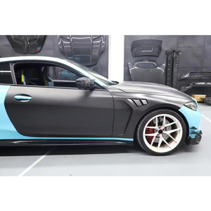 Kit de carrocería con protector de panel de puerta de fibra de carbono para modificación y actualización de automóviles BMW M4 G82, años 2014-2024 - Product Image 6