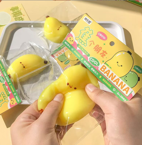 Juguete Sensorial Directo de Fábrica, Bolas Antiestrés de Plátano, Frutas Blandas para Aliviar la Ansiedad en Niñas y Niños con TDAH y Autismo - Product Image 3