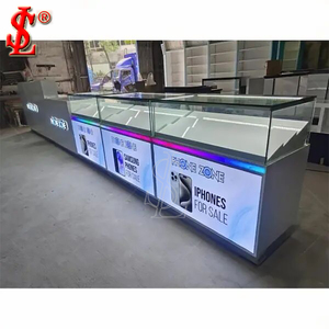 Showroom mobile <span class=keywords><strong>Vitrine</strong></span> moderne pour téléphone portable Comptoir d'affichage pour téléphone Lumière LED <span class=keywords><strong>Vitrine</strong></span> pour magasin mobile - Product Image 3