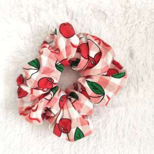 Ins saç bağları özel Scrunchies kişiselleştirilmiş Slogo desen saç Scrunchy aksesuar baskılı ipek Scrunchies - Product Image 3