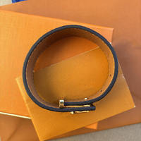 Bracelet vintage en cuir PU de marque, bijoux de luxe haut de gamme unisexe, à la mode, pour hommes et femmes, avec boîte cadeau, cadeau pour la fête des pères