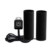 Poignées de guidon chauffantes pour moto WUPP CS-974A1, nouvelle collection hiver, 12V, interrupteur trois modes, température réglable, style Velcro, électriques