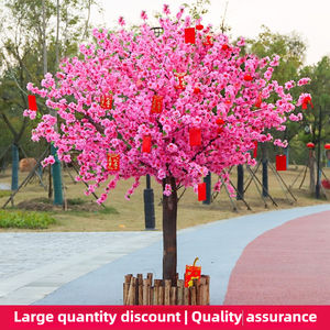 Árbol de Durazno Artificial de Plástico, Árbol de los Deseos, Decoración de Año Nuevo, Planta para Paisajismo Exterior, 1.5-3.5m - Product Image 3