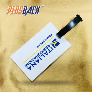 Etiqueta de equipaje de silicona suave 3D personalizada, etiqueta de bolsa de goma de PVC