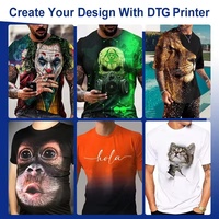 Vente directe d'usine, imprimante jet d'encre DIY rapide de format A3 avec deux têtes d'impression XP600, 1440 DPI pour tous les t-shirts de couleur