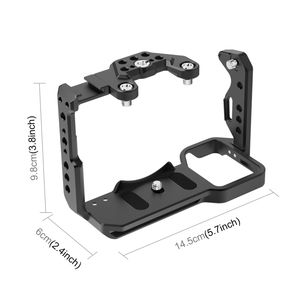 ¡<span class=keywords><strong>Precio</strong></span> al por mayor! Plataforma estabilizadora de jaula de cámara de metal Sony/FX3 PULUZ con deslizador NOTA - Product Image 2