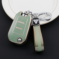 Funda Protectora de TPU Premium para Llaves de Coche Peugeot DS Citroen Versailles C5X Sega FT, Llavero, Accesorios