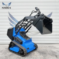 NIMBUS Performa Tangguh Tersedia di Gudang Skid Steer Loader Cocok untuk Operasi Pilot dan Pembersihan Jalan