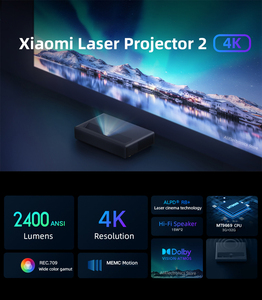 Proyector Láser <span class=keywords><strong>Xiaomi</strong></span> 4k, Cine Láser <span class=keywords><strong>Xiaomi</strong></span> 2, Proyector Láser <span class=keywords><strong>Mi</strong></span> 4K 2, Proyector UST HDR de 2400 ANSI, XMJGYY01FM - Product Image 4