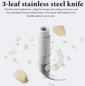 New Household Hand Blender Mixer 1.5L <b>Shredder</b> Salad Cooker Multifunction Hand Press Meat Grinder Manual Garlic Slicer - Product Image 5