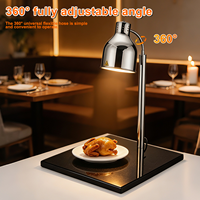 Lampe chauffante de buffet en marbre pour aliments, lampe chauffante pour hôtel, lampe chauffante pour grillades, pizza, frites, aliments frits, barbecue, charcuterie