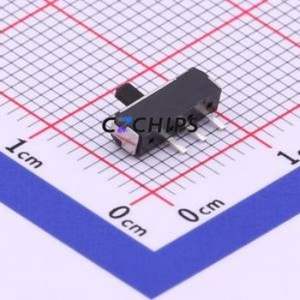 K3-1270R-F1 Slide Switch SMD Switch Single Pole Double Throw Rectangle Pin Header SMD Tab 8.8mm - Product Image 2