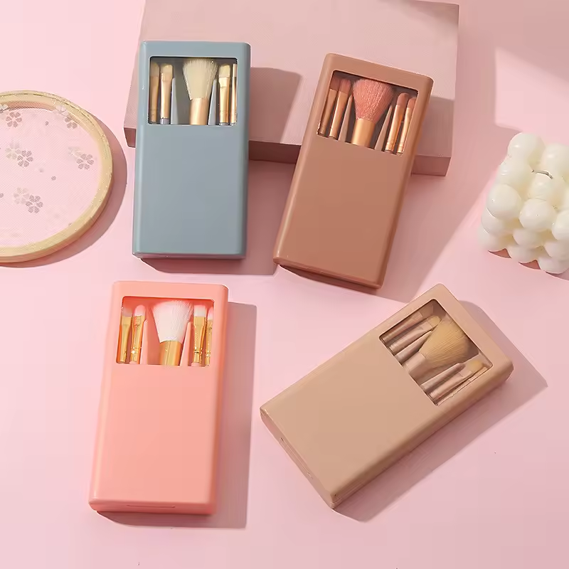 5 Piece Mirror Box Makeup Set