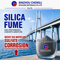 Microsilice industrielle de haute technologie China Chengli, 85%-95% de silice en fumée, teneur en SiO2, 1,5% d'Al2O3, modèle KH-SF pour