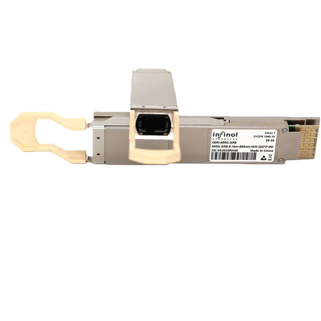 400G QSFP-DD SR8 Optical Transceiver Module, 400GBASE-SR8 850nm 100m PAM4 MPO-16 MMF, DDM Compatible with Cisco Mellanox Switch