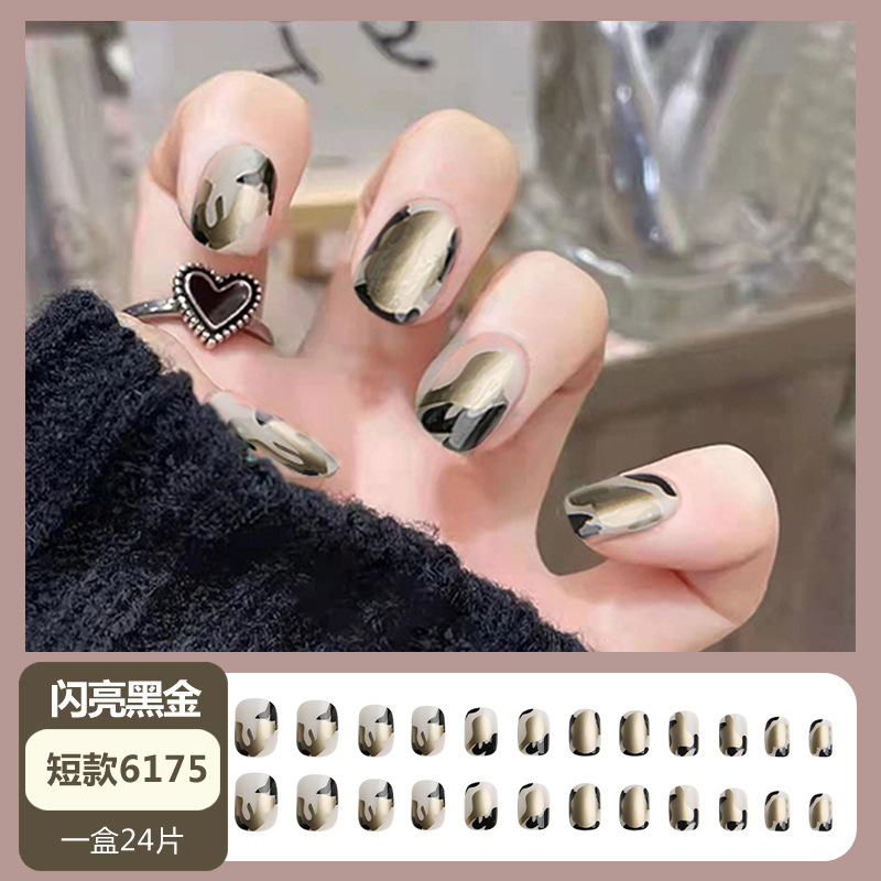 6175 or noir brillant