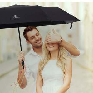 Parapluie de pluie personnalisé en gros avec impressions de logo – Parapluie sur mesure - Product Image 6
