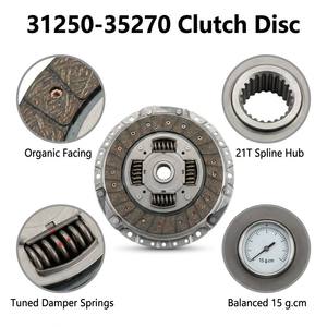Disque d'embrayage à friction 31250-35270 pour Toyota 4Runner Hilux Pickup 22R-E 3VZ-E 1989 1990 1991 - Product Image 3