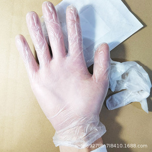 Gants jetables en vinyle Li Song pour la manipulation des aliments, lisses, non stériles, à usage unique, protection imperméable, emballage individuel - Product Image 1