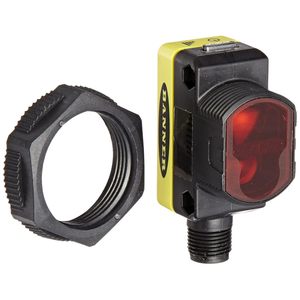 Sensor de Proximidad Óptico Banner QS30FF600Q con Supresión de Fondo de Campo Fijo y Conector Europeo de 5 Pines - Product Image 1