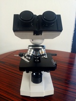 AFS XSZ-107BN Medical Lab Binocular Biological Microscope LED Illumination Double Layer Mechanical Stage (140x140mm) 12-Month
