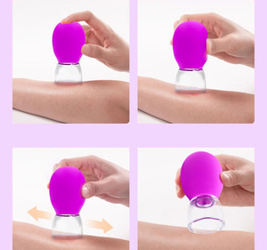 Vente en gros de ventouses pour <span class=keywords><strong>le</strong></span> <span class=keywords><strong>visage</strong></span> Ventouses pour thérapie Massage du <span class=keywords><strong>visage</strong></span> Hijama en silicone Ensemble de ventouses pour <span class=keywords><strong>le</strong></span> corps - Product Image 6