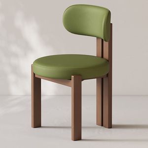 Chaises de salle à manger modernes, minimalistes, rembourrées en tissu microfibre, structure en bois massif, écologiques, pour la maison, le <span class=keywords><strong>bureau</strong></span>, meubles de maison L085 - Product Image 6