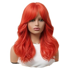 Perruques et postiches de mode transfrontalières européennes et américaines, cheveux bouclés mi-longs blonds naturels africains pour usage quotidien - Product Image 2