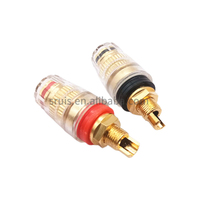 Banana Plug Socket Connector Hifi Binding Post for Amplifier Speaker Terminal Socket Connector 6mm 8mm M4 M6 M8