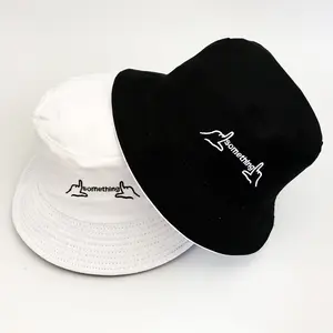 Sublimation Design You Own Design Plain Bucket Hats 2 Tone Double Sided Cotton Twill Bucket Hat