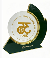 Plaque commémorative de luxe en cristal personnalisée, ornement commémoratif du 35e anniversaire de l'entreprise, trophée à gravure honorifique