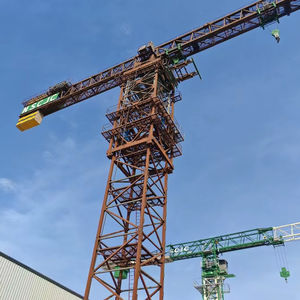 Grúa Torre Plana Resistente para Obras de Construcción, Capacidad de 4 Toneladas, Pluma de 52m, Resistente a la Intemperie, Bajo Mantenimiento - Product Image 1