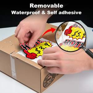 Tùy Chỉnh Tự Dính Trống Bán Sticker Có Thể Ghi Có Thể Tháo Rời Không Thấm Nước Nhãn Starburst Dấu Hiệu Giá Thẻ Sticker Bán Giấy Dấu Hiệu - Product Image 5