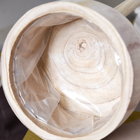 Pots de fleurs en bois pour la décoration de la maison, 12 pièces, plantes murales, vente en gros, sur mesure