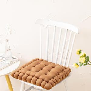 Coussin lombaire en velours laiteux uni, forme biscuit, à poils courts, pour la décoration intérieure, le salon, le sol ou près de la fenêtre - Product Image 3